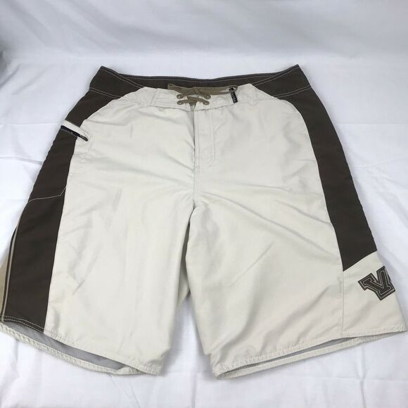 volcom mens‎ board swim surf shorts 36 tan brown - Picture 1 of 10
